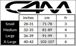 Tableau des tailles Cut4Men