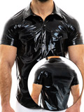 Chemise Viral Vinyl - Noir