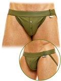 Jockstrap en Cuir Legacy - Khaki