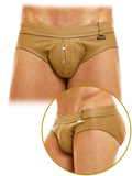 Jockstrap Bottomless Cuir Legacy - Camel