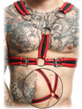 DNGEON Chain Harness - Red