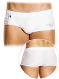 Diamonds Swim Brazil Cut Boxer - Blanc