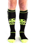 Chaussettes Gas Mask Party Pockets - Noir/jaune neon