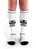 Chaussettes Brutus Gas Mask Party Pockets - Blanc/noir