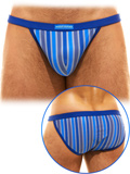 Slip Tanga Trapped Camo - Bleu