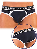 Push - Slip Premium Cotton - Marine/blanc