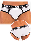 Push - Slip Premium Cotton - Blanc/noir