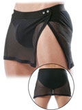 Skirt Circuit Mesh - Noir